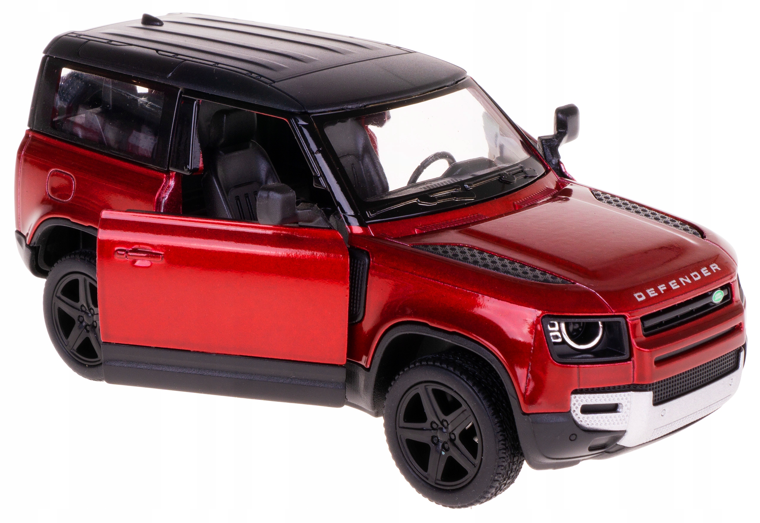 

Land Rover Defender 90 1:36 Model Kinsmart Czerwon