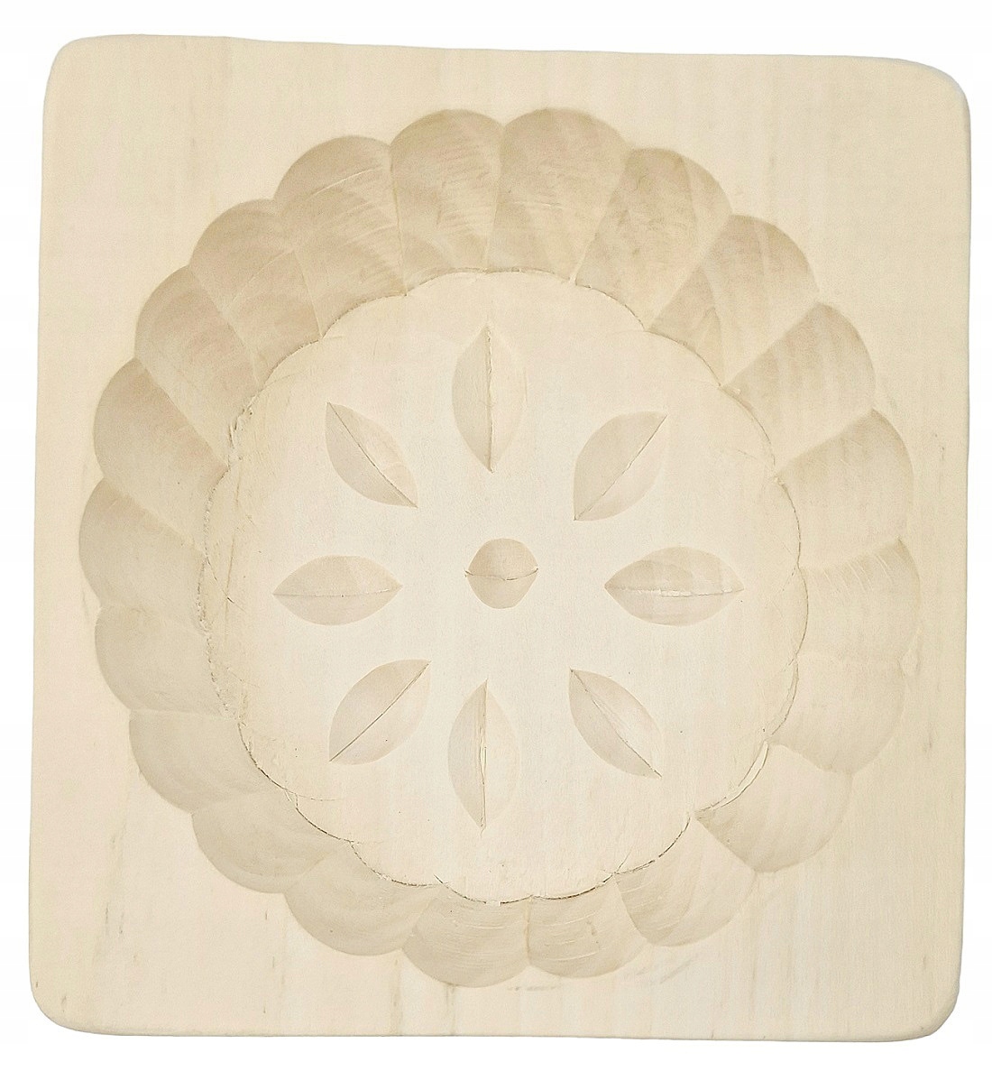 Foremka Na Masło Drewniana Ręcznie Rzeźbiona Forma Wielkanocna