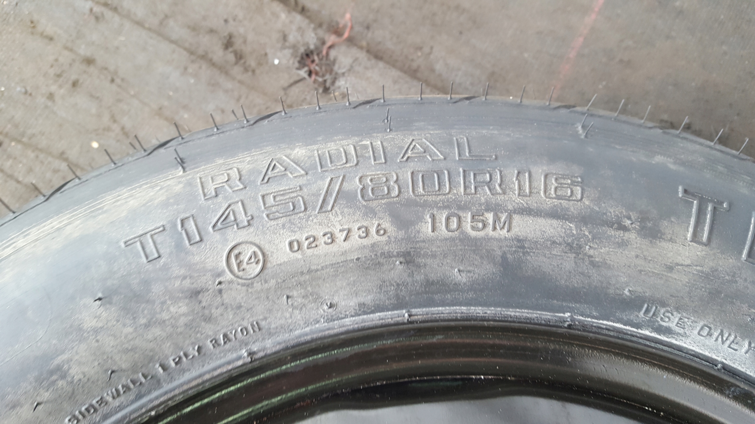 wheel spare 145/80 R16 5x108 Jaguar Ford