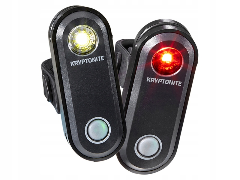 Zestaw lampek rowerowych Kryptonite Avenue F-65 R-30 Set