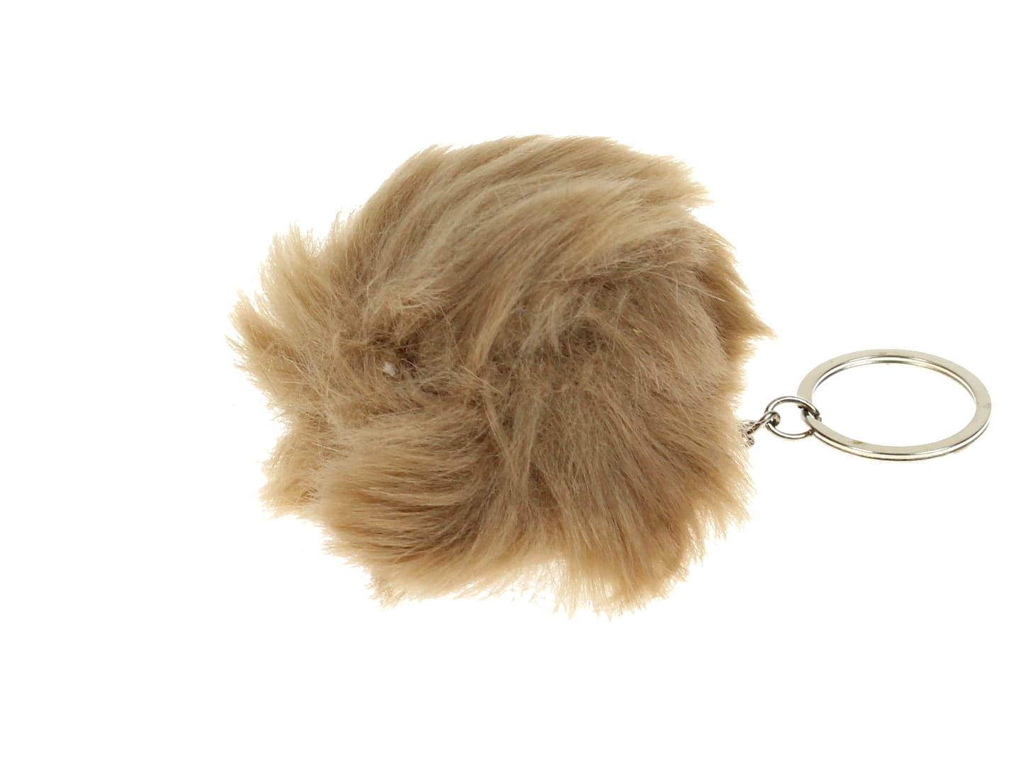 

Brelok pompon futrzany króliczy ogon J.Brązowy