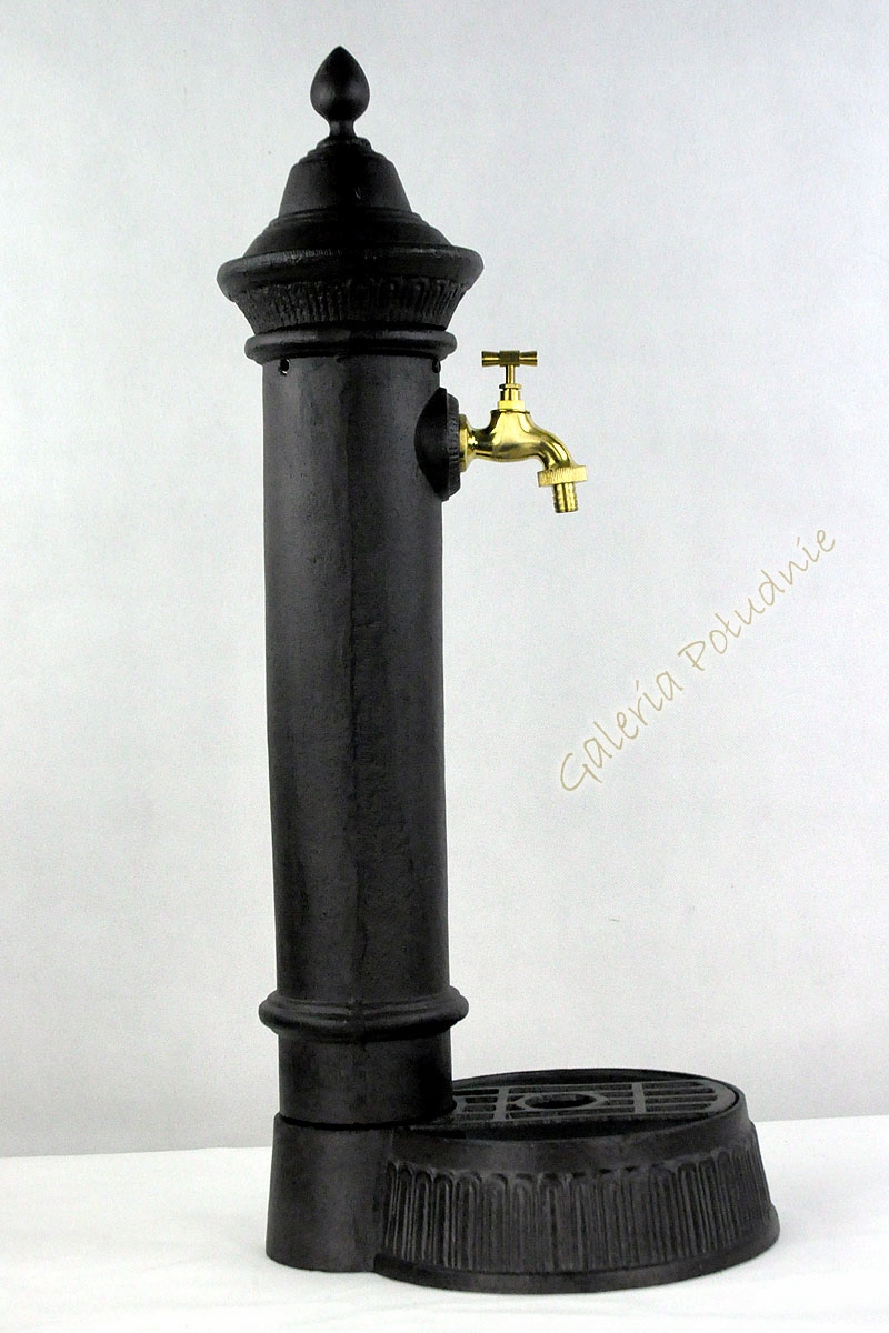 Hydrant - Zlew aluminiowy z kranem Typ fontanna (pompa)