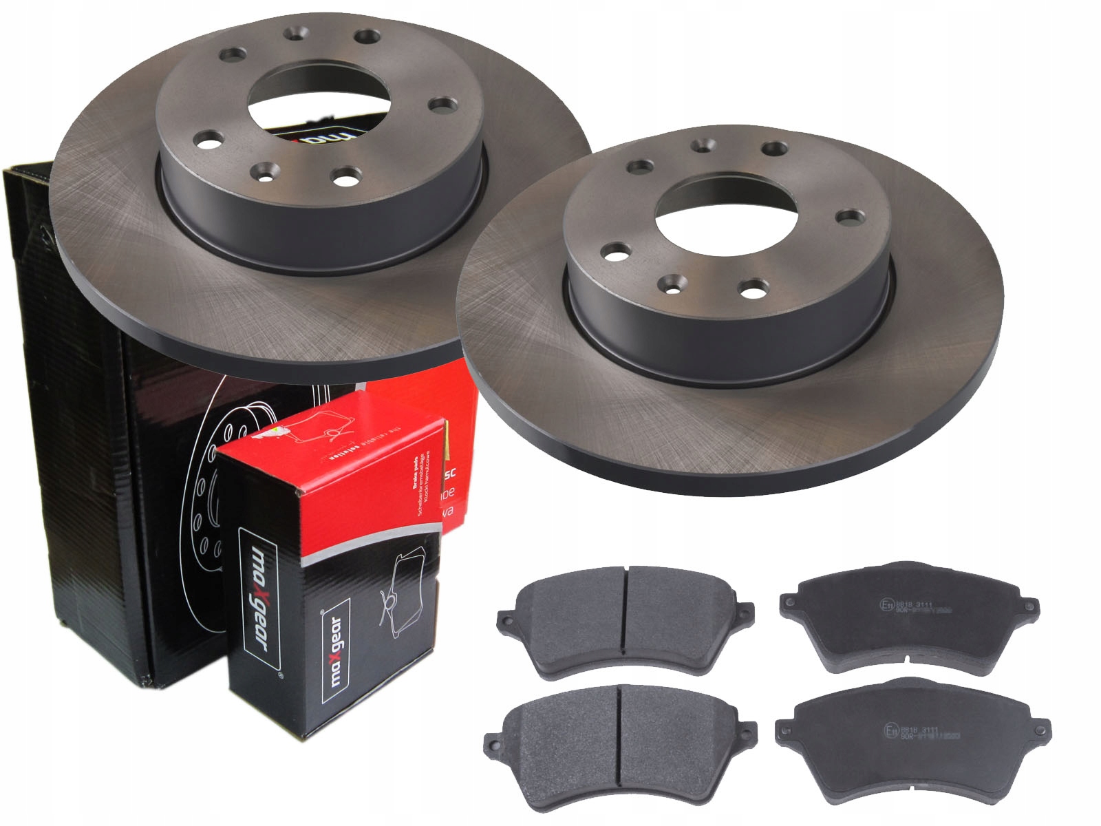 ДИСКИ КОЛОДКИ MAXGEAR ПЕРЕДНЯ LAND ROVER FREELANDER