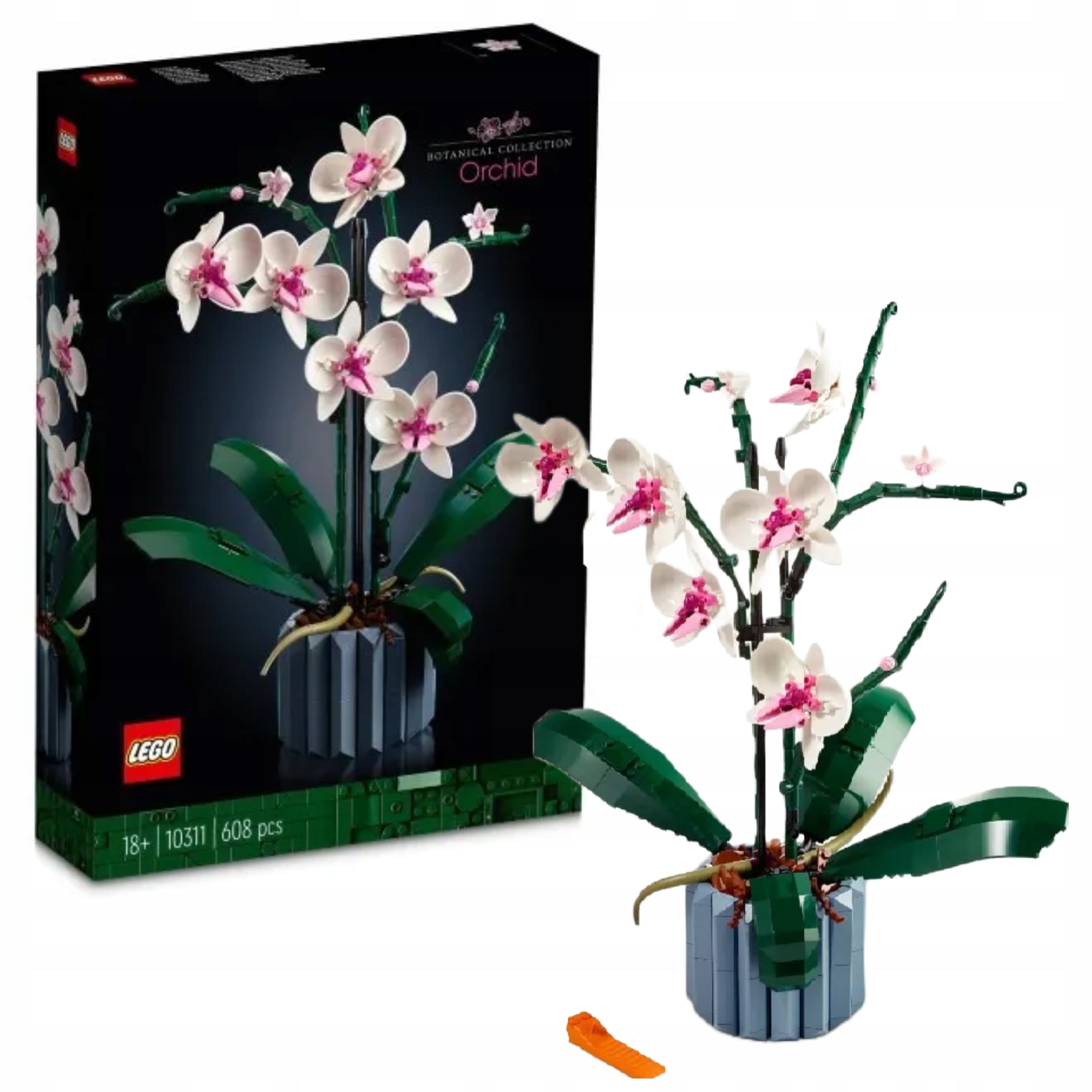 LEGO ORCHIDEA STORCZYK CREATOR OZDOBA KWIATEK STORCZYK PREZENT DLA NIEJ EAN (GTIN) 5906046360915