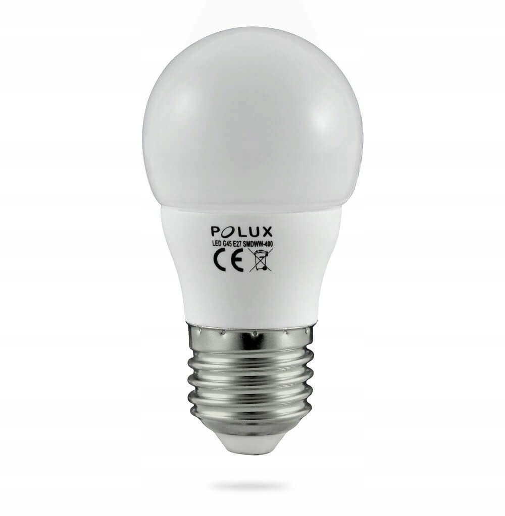 

Żarówka Kulka Led E27 480lm 5,5W 40W Polux 3000K