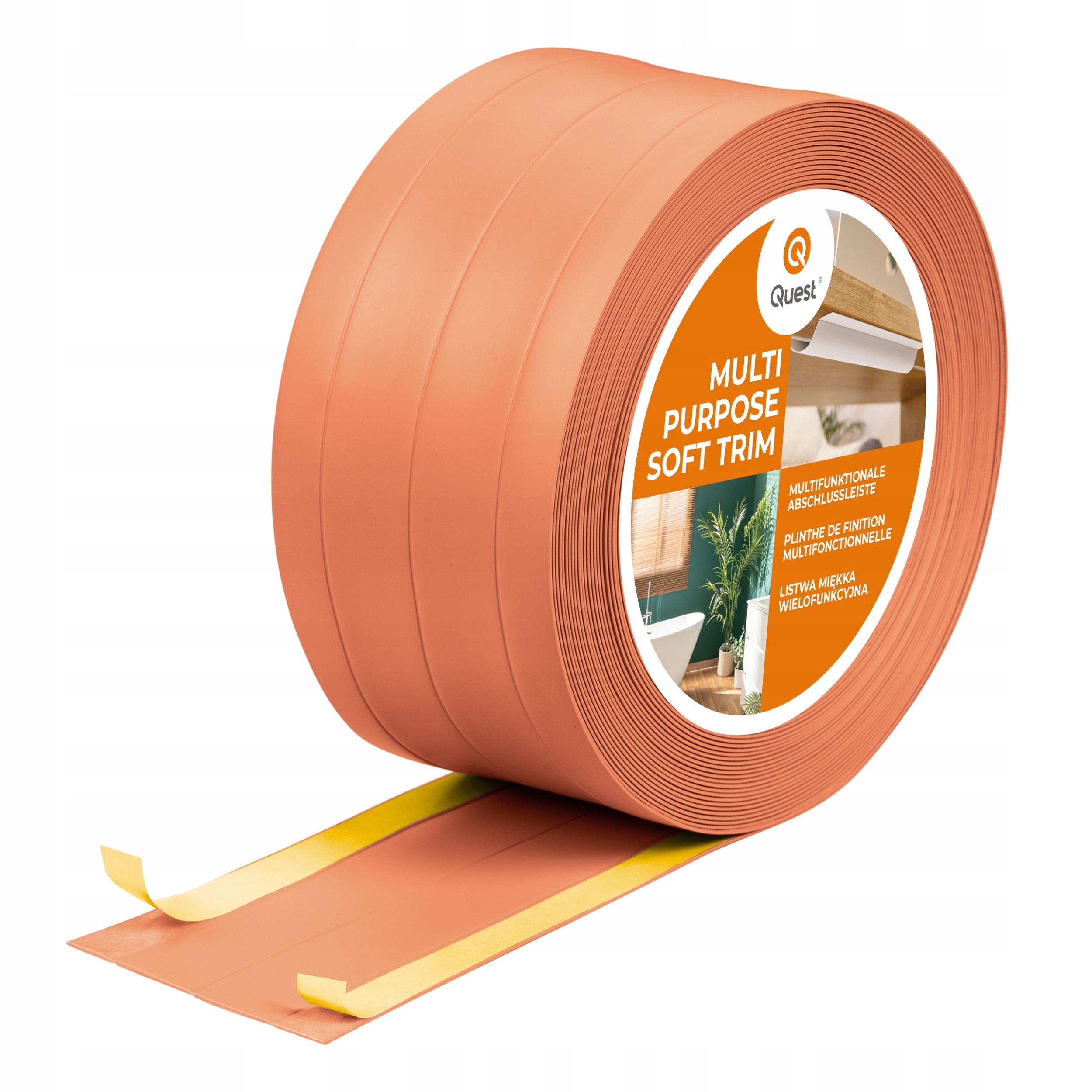 Multifunkční lišta z Pvc 4v1 samolepicí cihlová 10 m 120 mm, W3