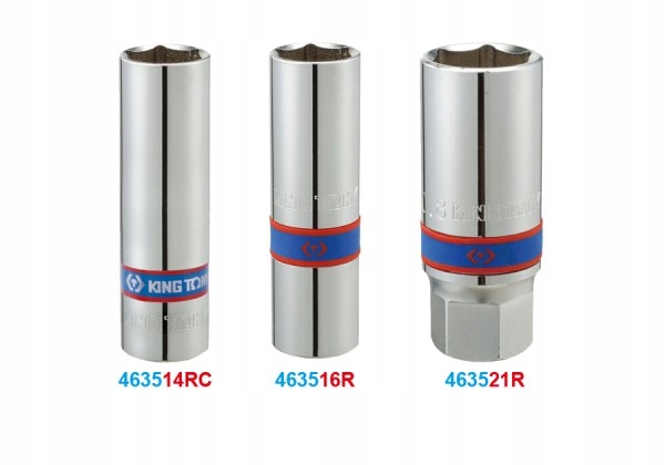 NASADKA DO ŚWIEC 1/2" 16mm x 65mm 6-kąt. WKŁADKA GUMOWA King Tony