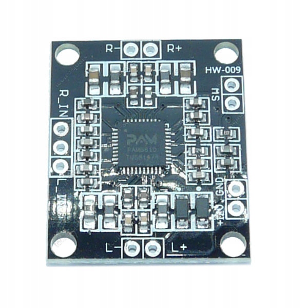 Moduł Wzmacniacz audio stereo 2x15W PAM8610 Model PAM8610 2x15W