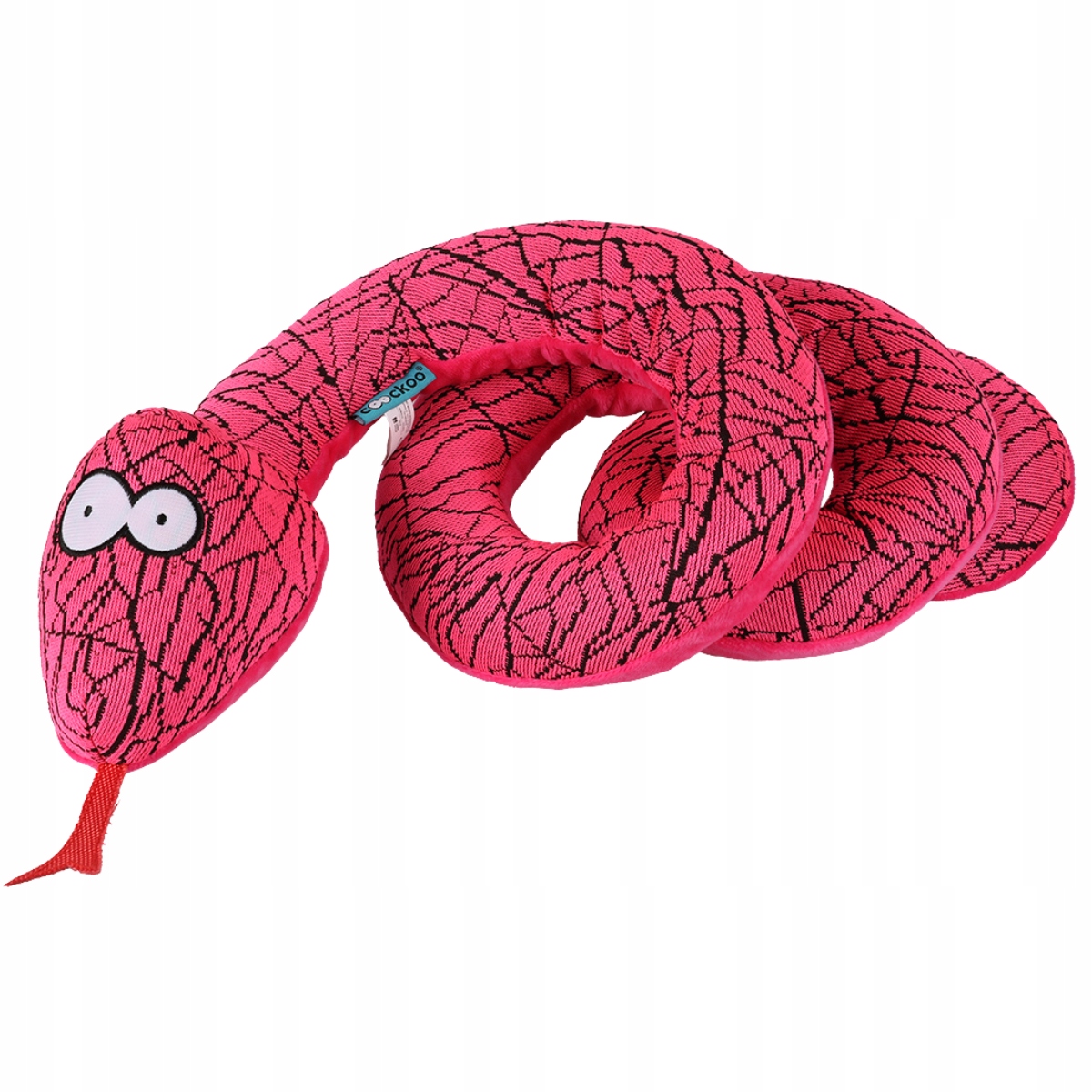 Levně Coockoo Hračka pro psa 140 Cm had/spirálka chrastítko