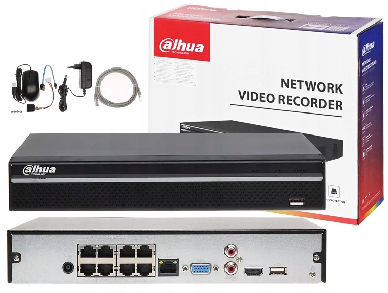 Ip Registrátor Dahua NVR2108HS-8P-4KS3 8xPOE Pre 8 Kamier