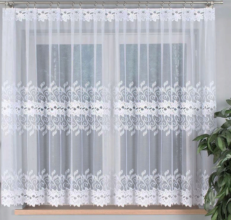 Mg Záclona žakár 648/107 400x160 cm Hotová Obšitá M