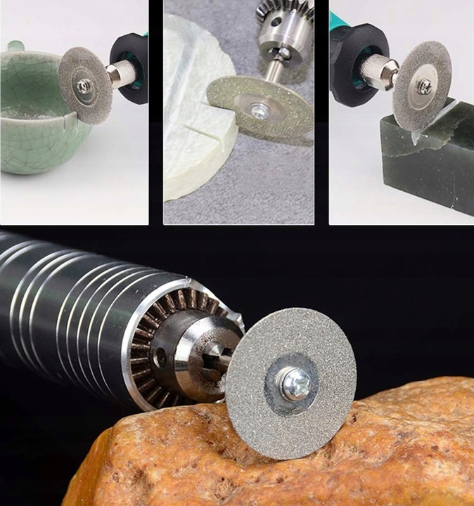 ZESTAW 10 TARCZ DIAMENTOWYCH 40 MM TYPU DREMEL DO CIECIA I SZLIFOWANIA Kod producenta VX2052