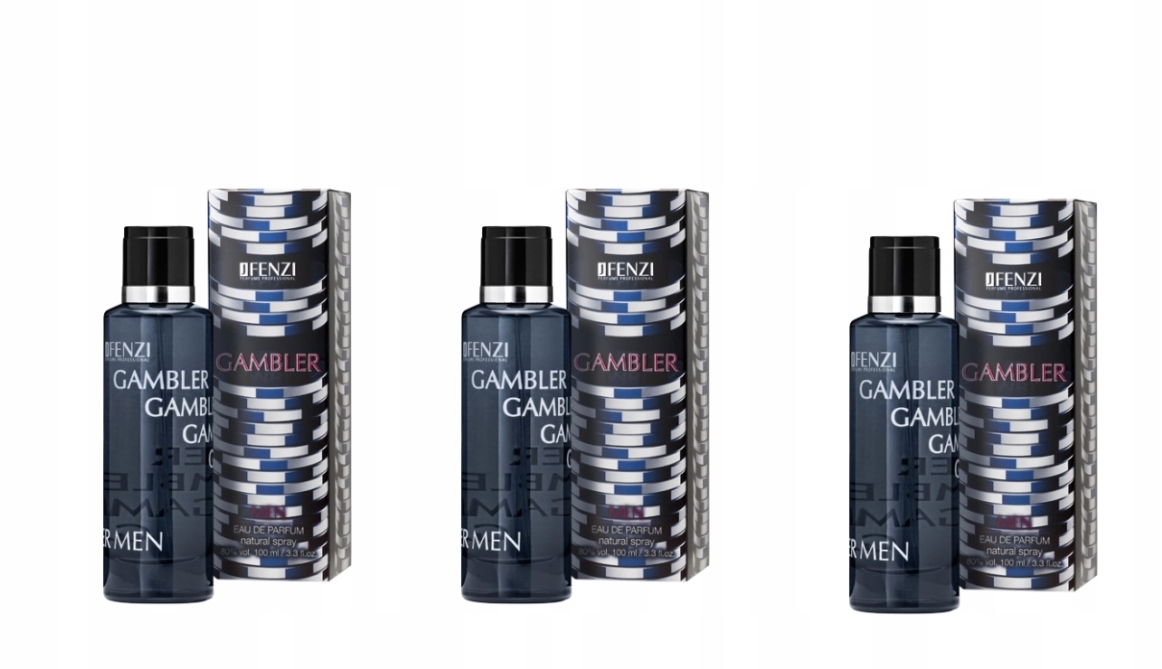 JFenzi Gambler 3x100 ml eau da parfum