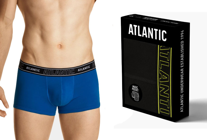 

Atlantic bokserki męskie Magic Pocket L niebieski