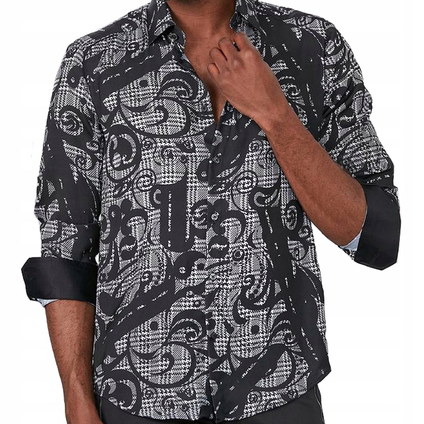 Pánská košile Mondo Limited s rolovacími manžetami, bavlněná