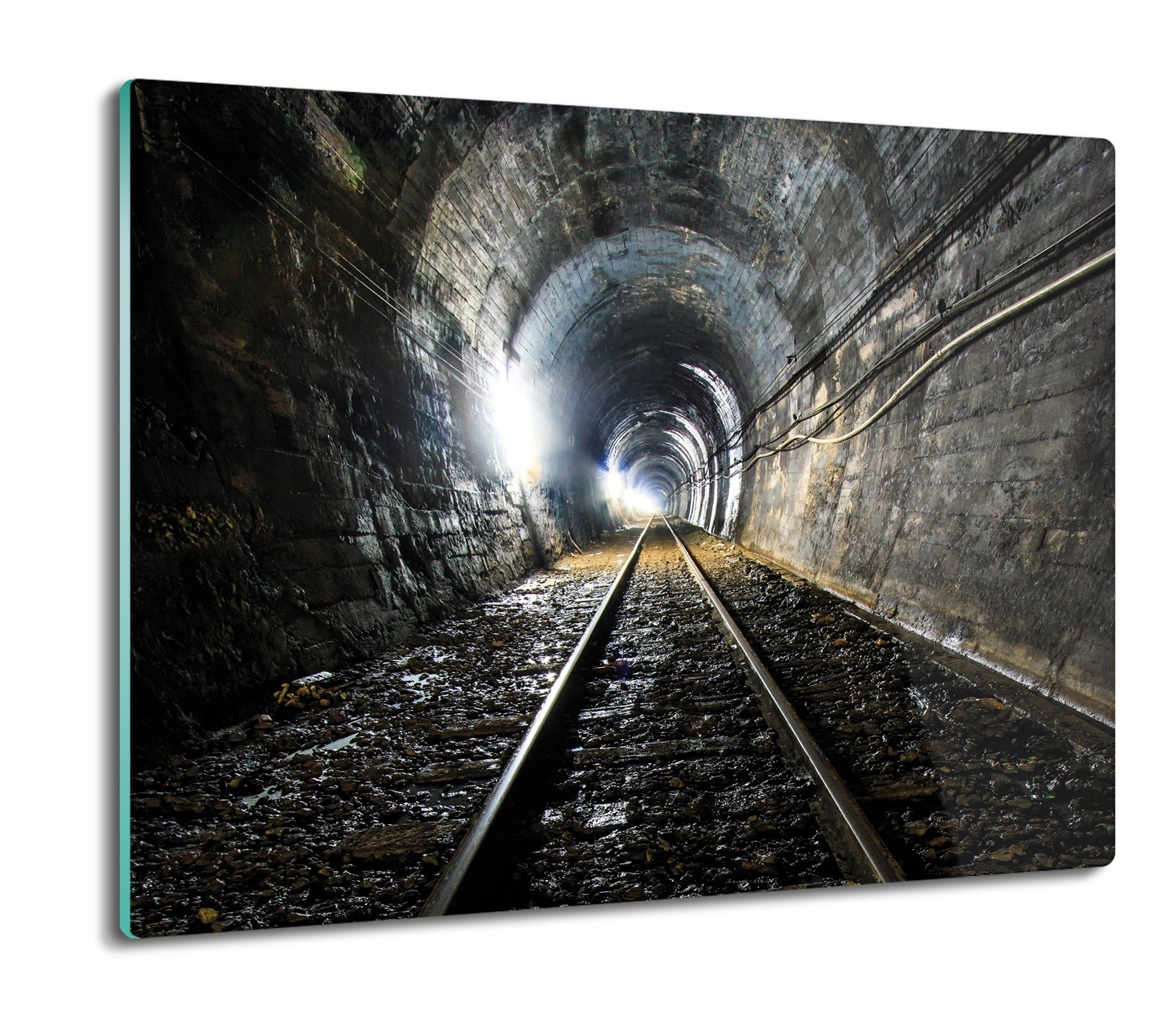 Kuchyňská deska Vál z tvrzeného skla 60x52 Tory tunel zeď