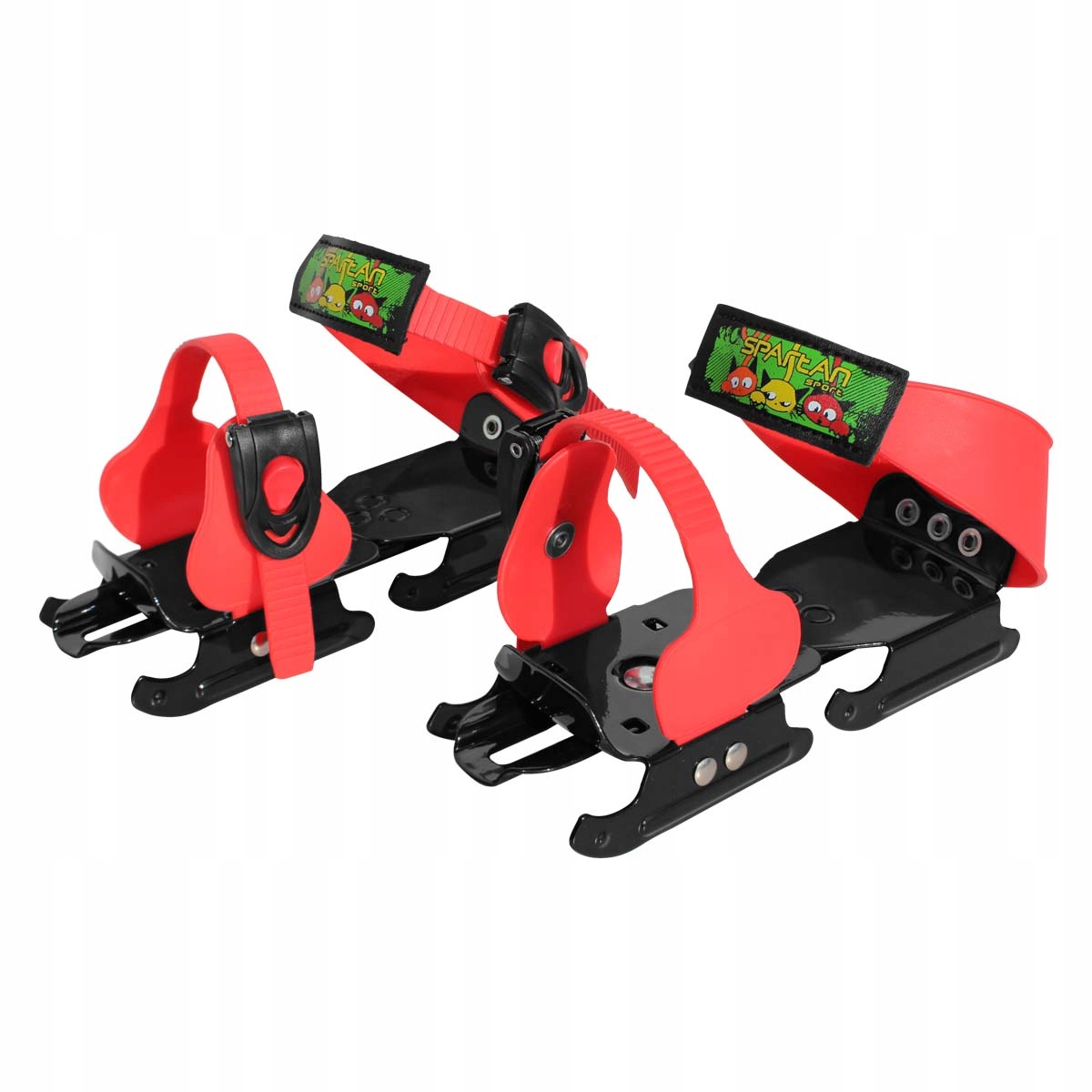 Łyżwy saneczkowe dwupłozowe dla dzieci Spartan 24-31 Czerwone