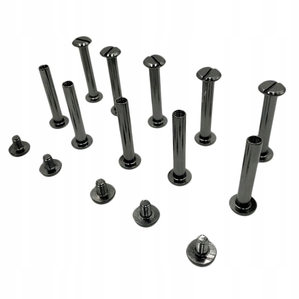 Słupy Wiążące śruby Nity Rozmiar Uniwersalny