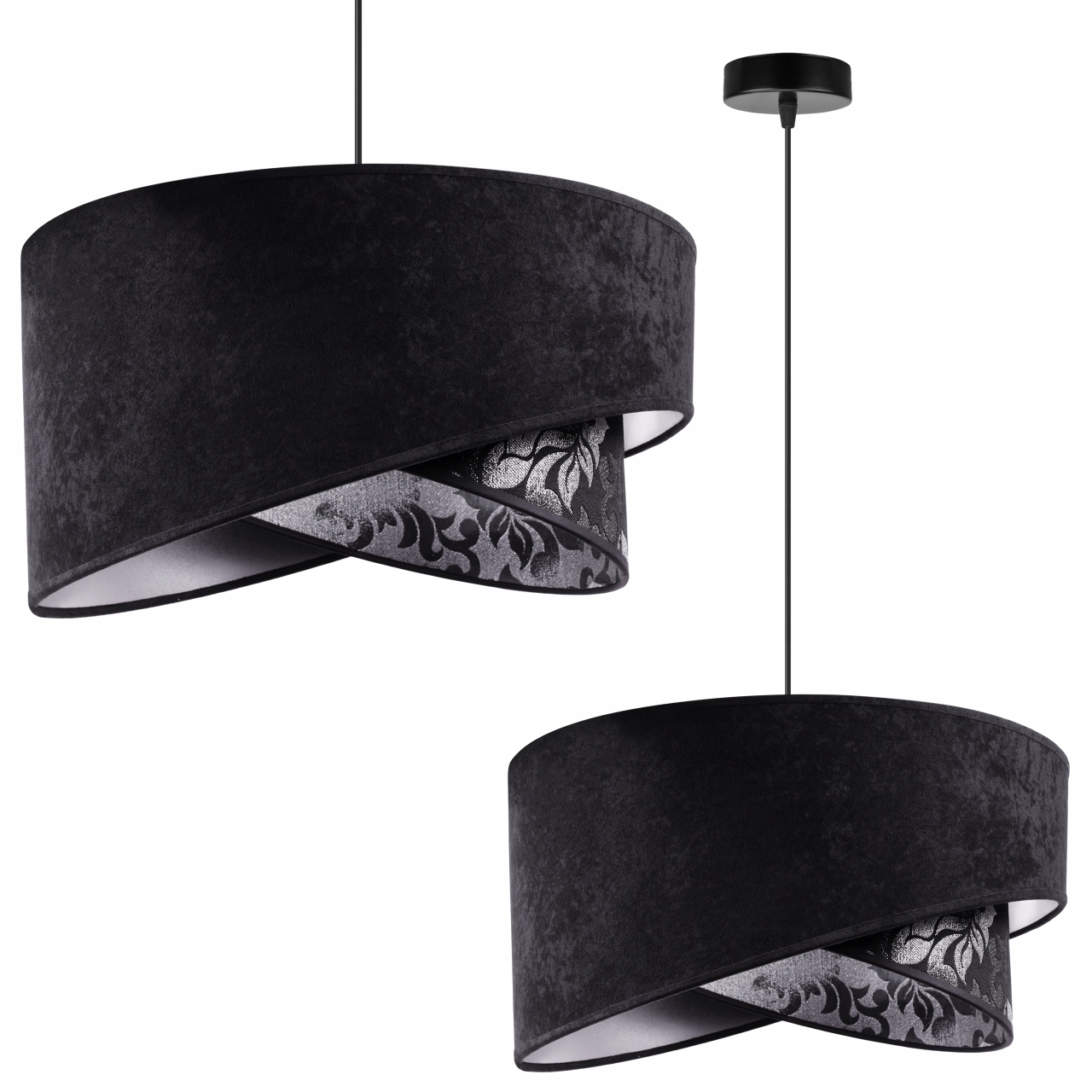 Stropná Závesná Lampa Luster Do Obývacej Izby Spálne Glamour Tienidlo