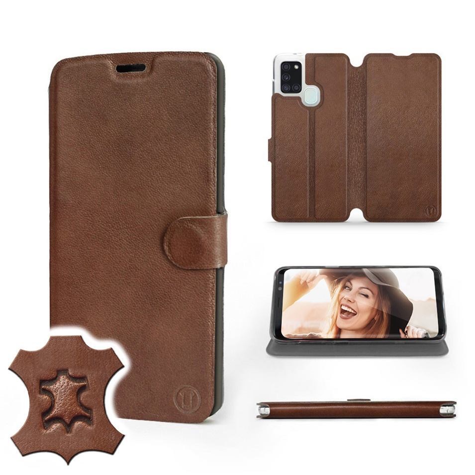 

Etui Mobiwear do Samsung Galaxy A21s - Brown Leath