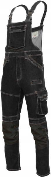Elastické pracovní kalhoty Jeans jeans Bozp Nákoleník S