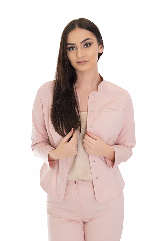 k10 ŻAKIET KURTKA BAWEŁNA STÓJKA (38-52) r.44 Materiał dominujący bawełna