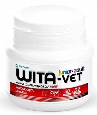 Eurowet Wita-Vet Junior Adult 100tab