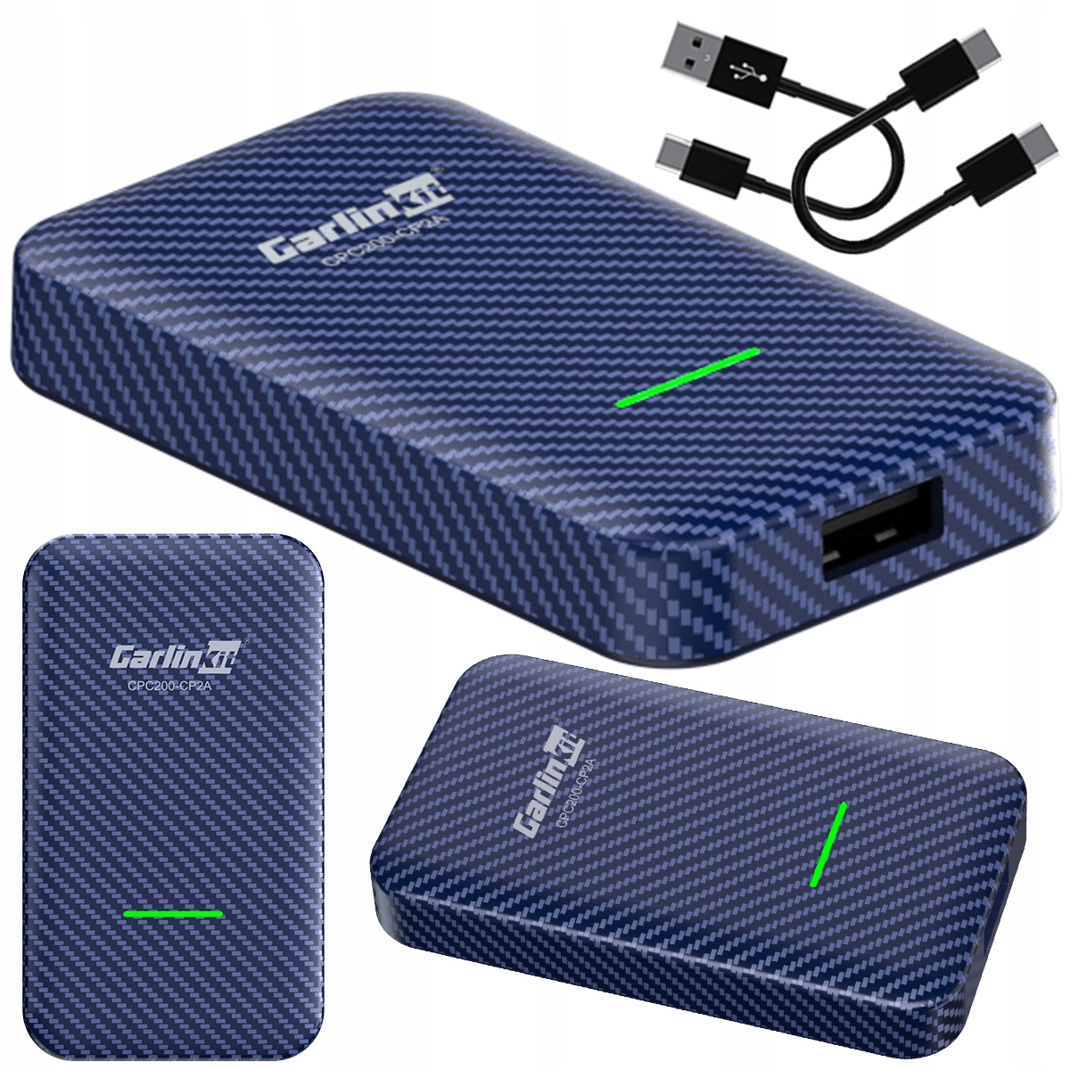 Carlinkit CP2A-T Bezdrátový CarPlay Android Auto Adaptér WiFi Bluetooth