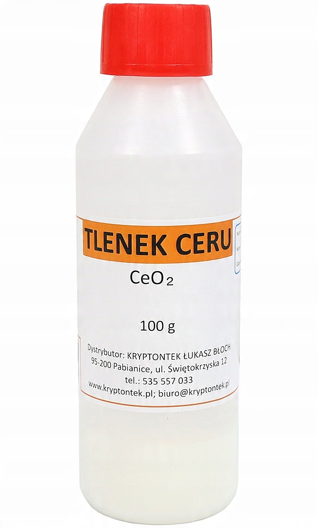 

Tlenek Ceru Polerowanie Szkła Szyb Zarysowań 100g