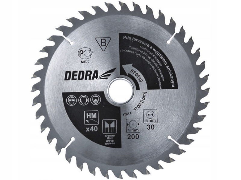 

Tarcza do cięcia Dedra H25060 250 mm Do Drewna Hm