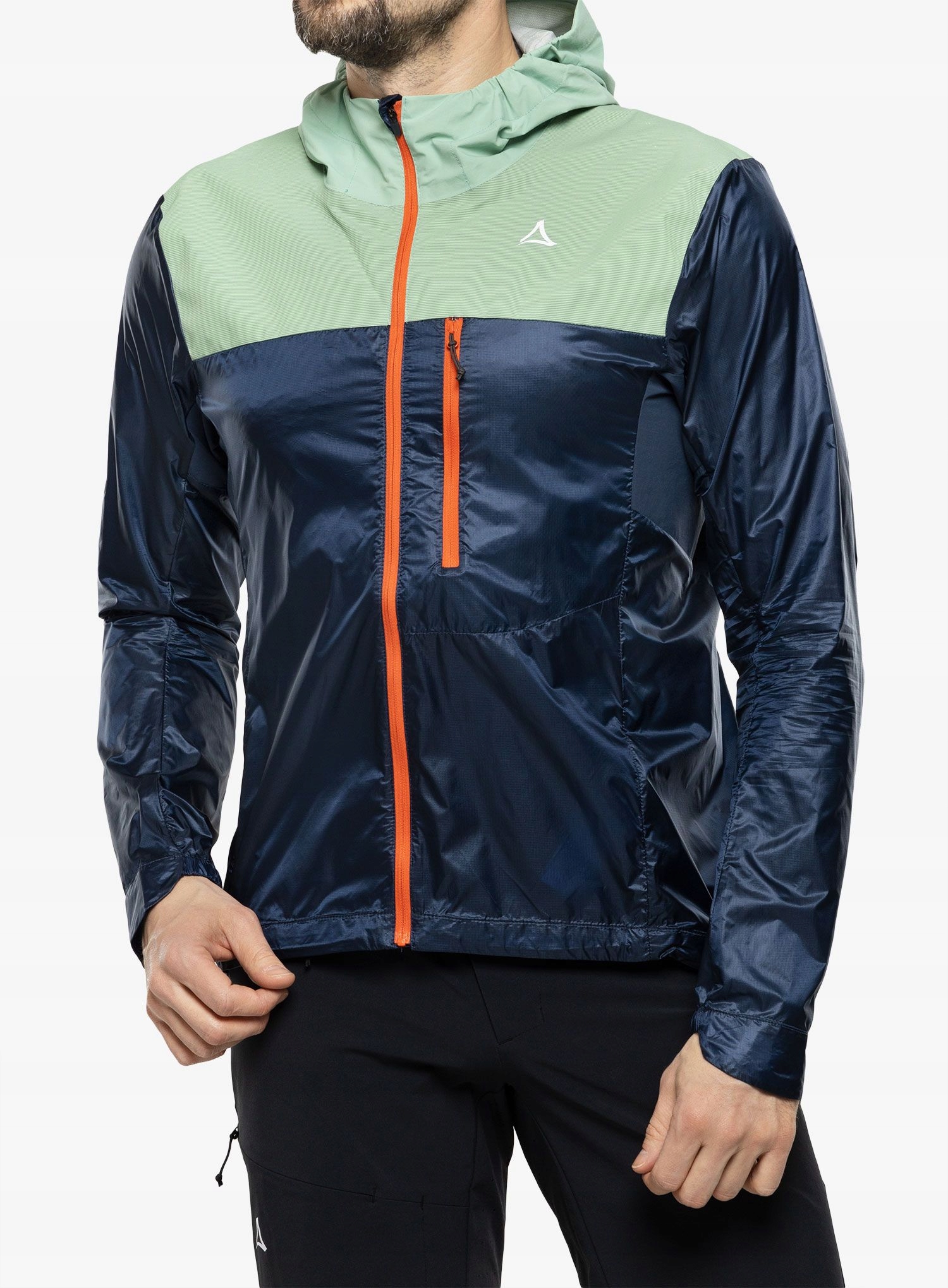 Bunda na kolo Schoffel Hybrid Jkt Flow Trail dress blues 46 (s)