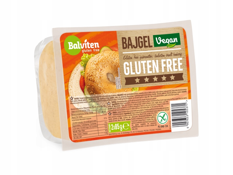 Bagely 2 x 85 g. Bezlepkový výrobek