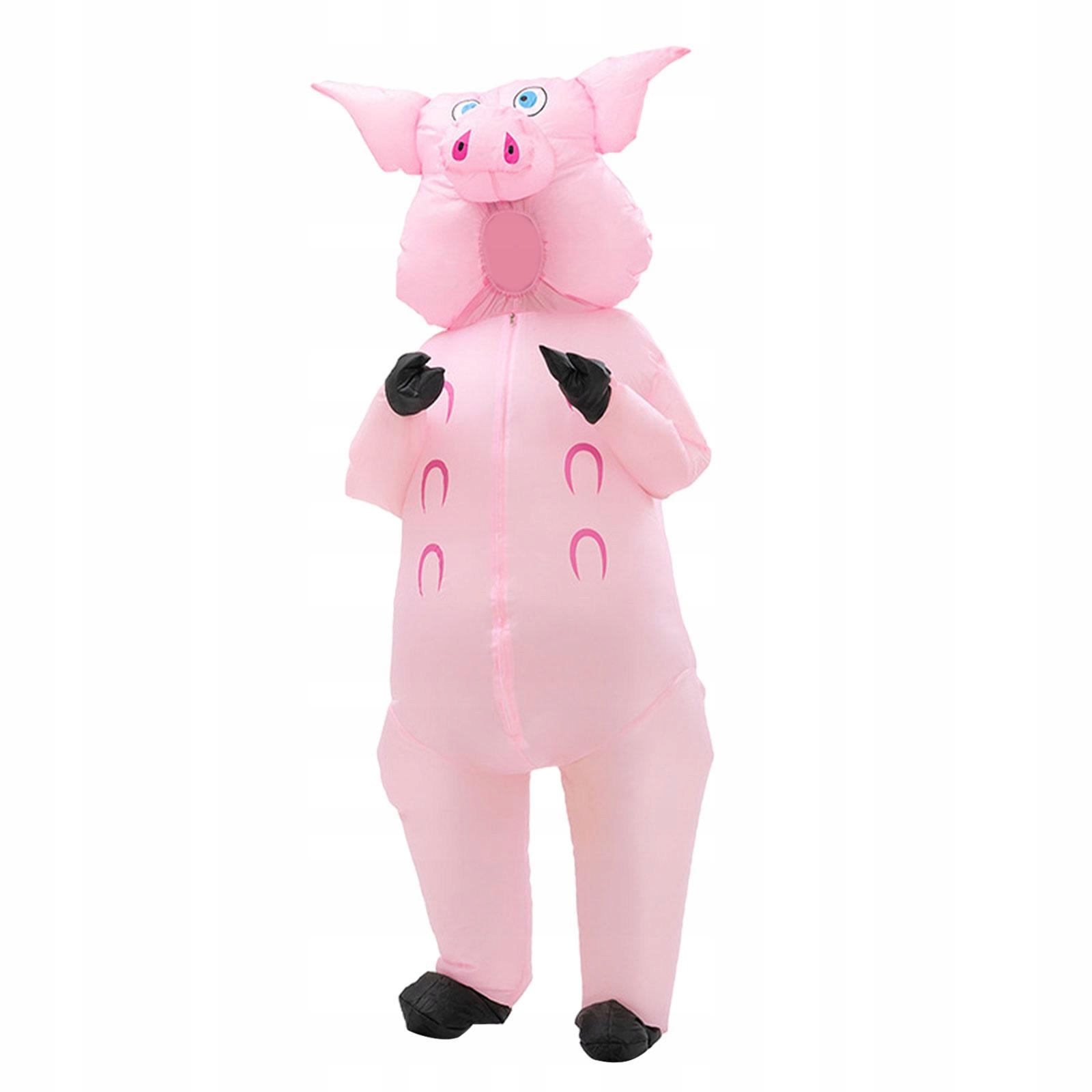 Unisexový kostým Nafukovací prasátko Pig, PePa Na Vzhled 150 190 cm Komplet