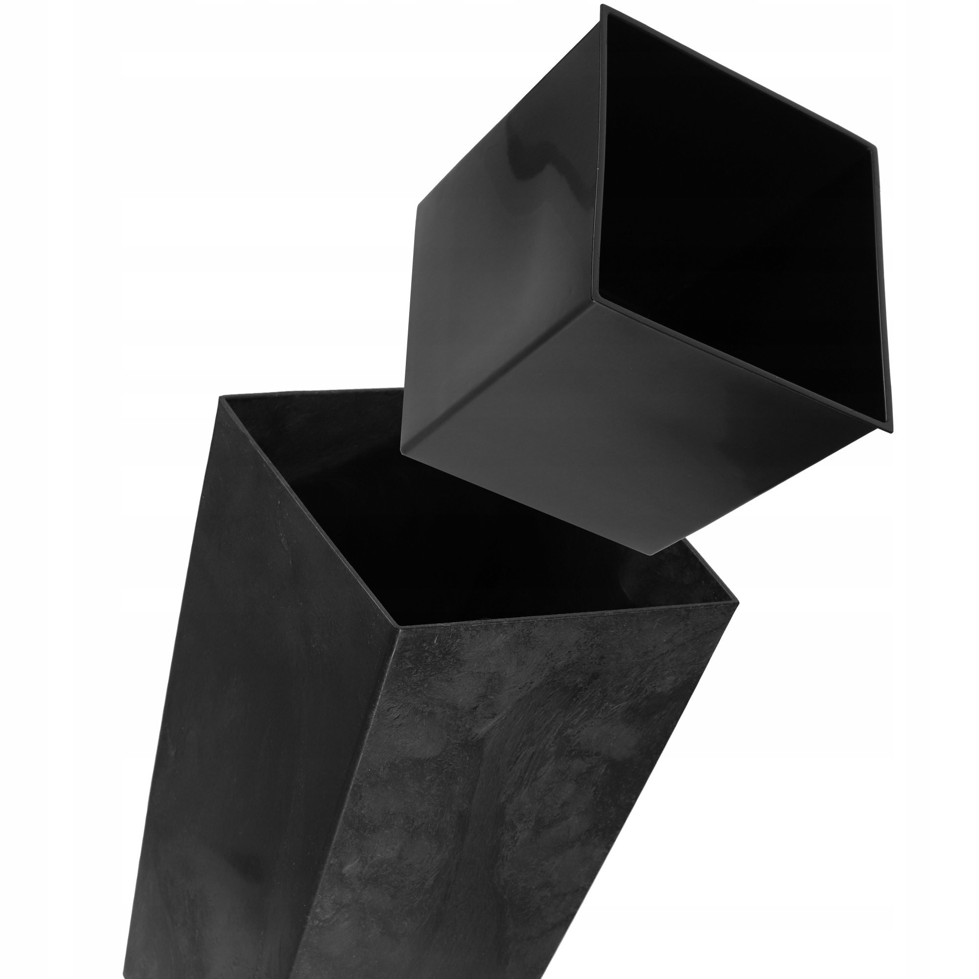 DONICZKA DONICA NA KWIATY 57cm OSŁONKA Z WKŁADEM WYSOKA KWIETNIK Długość 29 cm