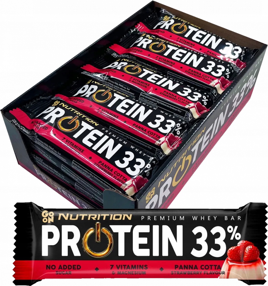 Go On Nutrition Protein Bar 33% Białko Box 50g x25