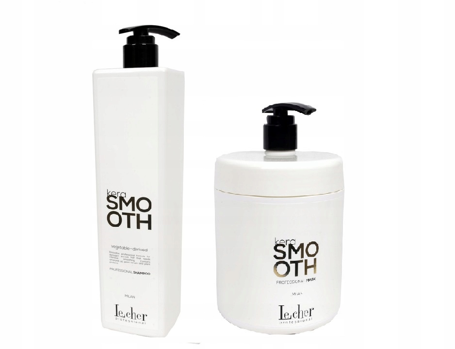 Lecher KeraSmooth šampon maska sada pro uhlazení vlasů, 2 ks