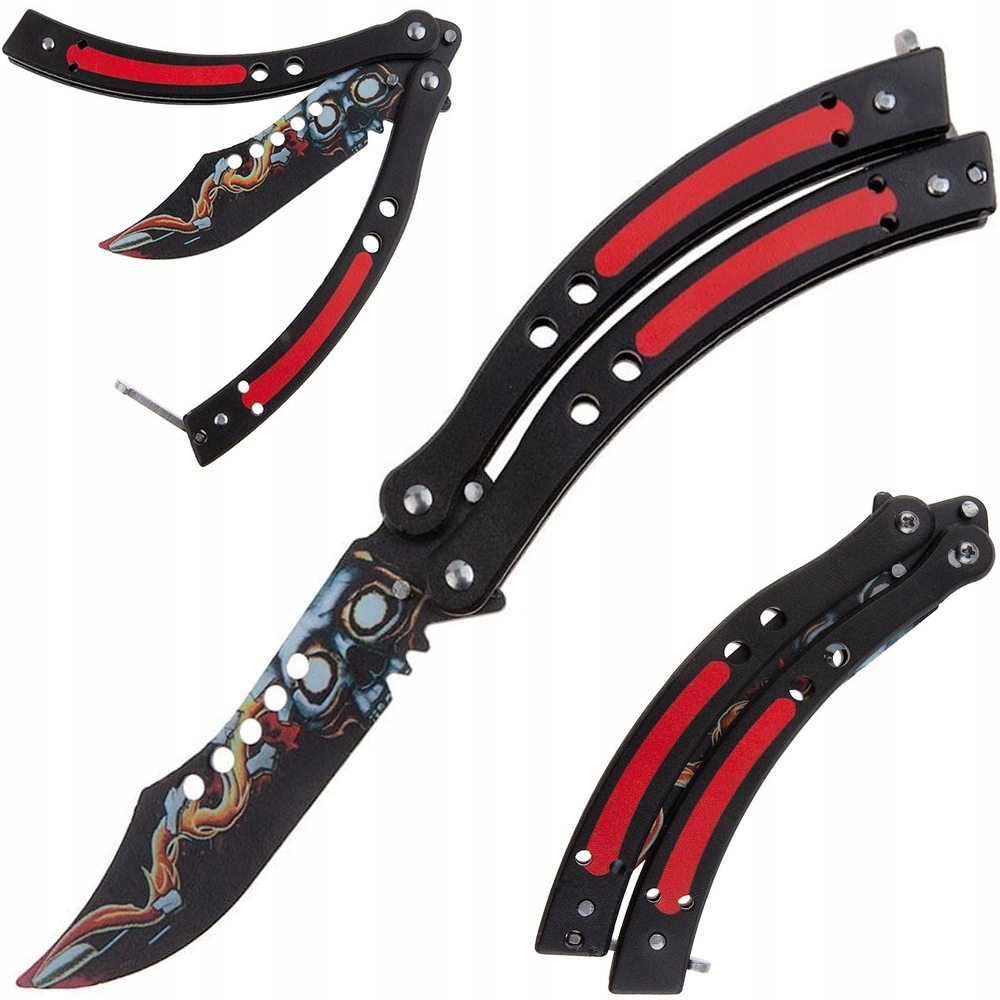 

Nóż Motylkowy Treningowy Balisong Cs:go Motylek