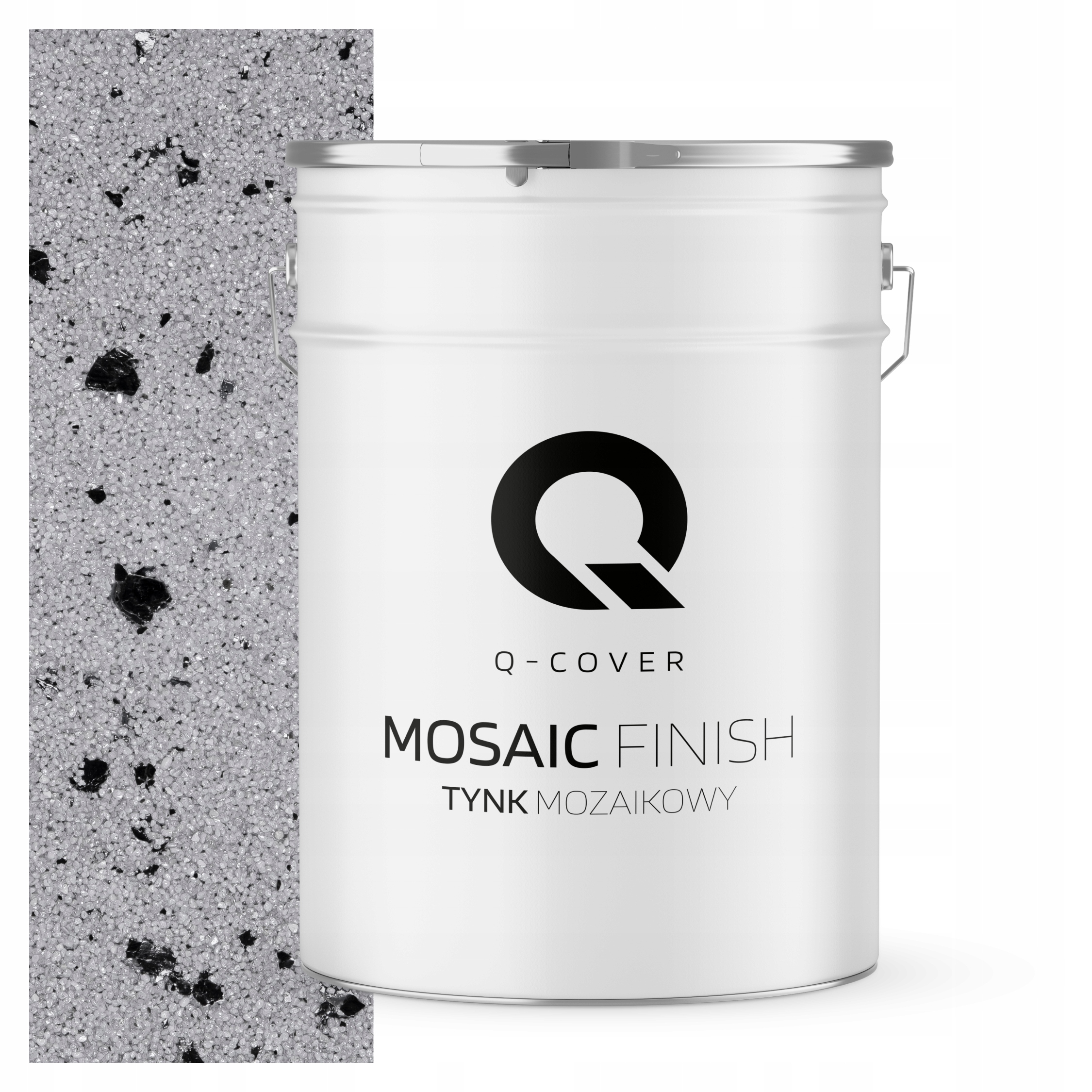 Mozaiková Omítka Mozaika 25 Kg Šedá Barva S Černou Slídou M04 Ozdobná Prémiová Barva