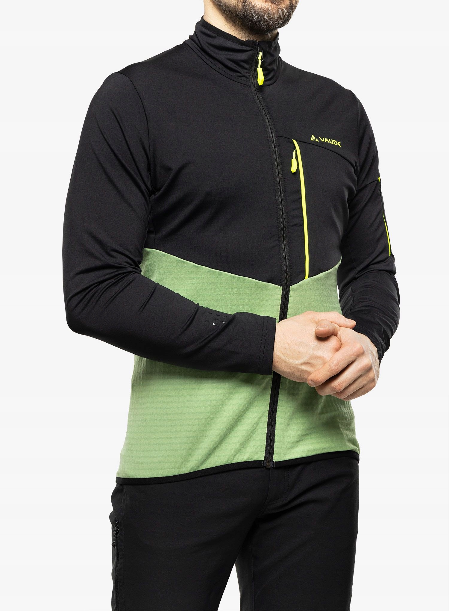 Mikina fleecová Vaude Scopi Fleece Jacket willow green L