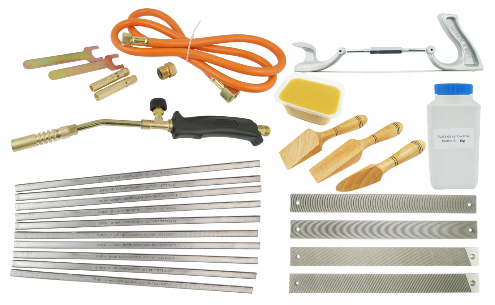 Kompletny zestaw do cynowania karoserii Palnik