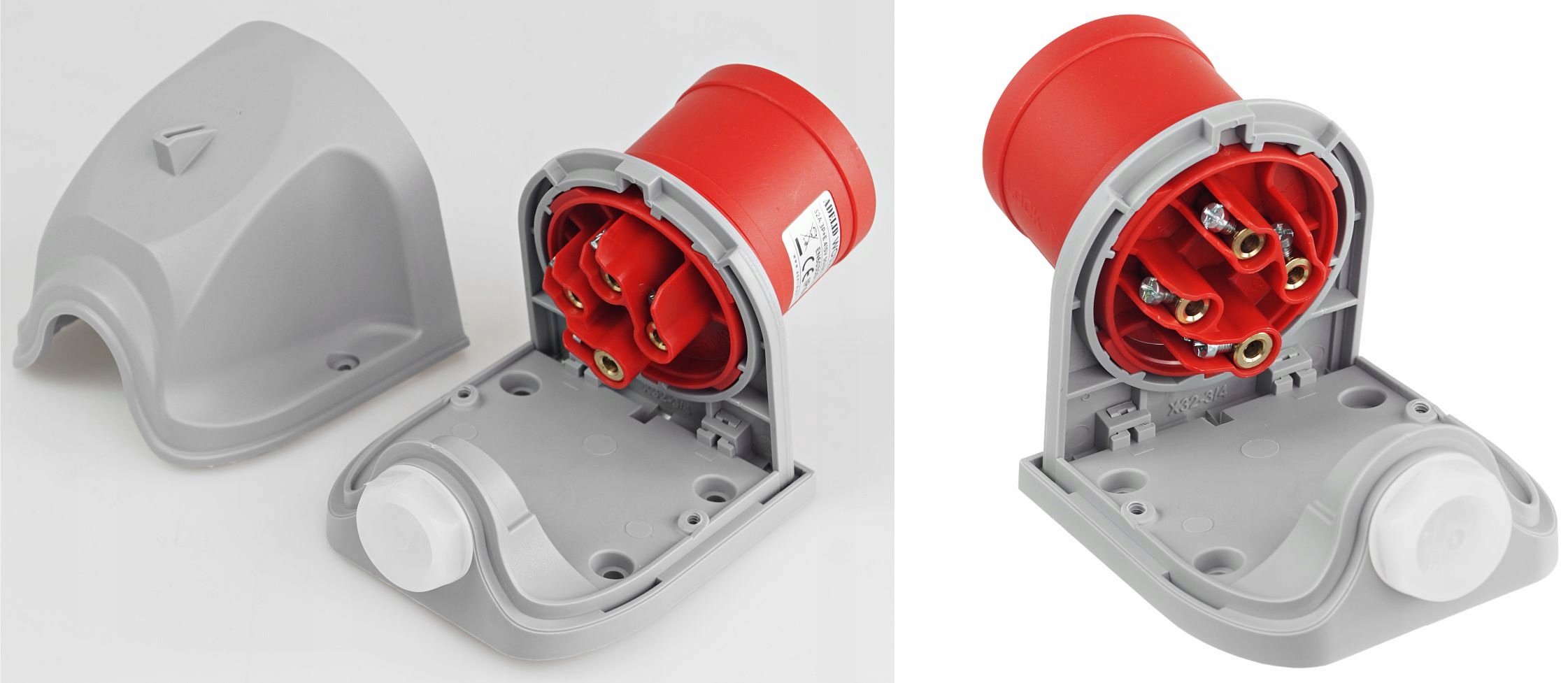 WTYCZKA STAŁA ODBIORNIKOWA SIŁOWA 16A 4P 400V IP44 Prąd 16 A