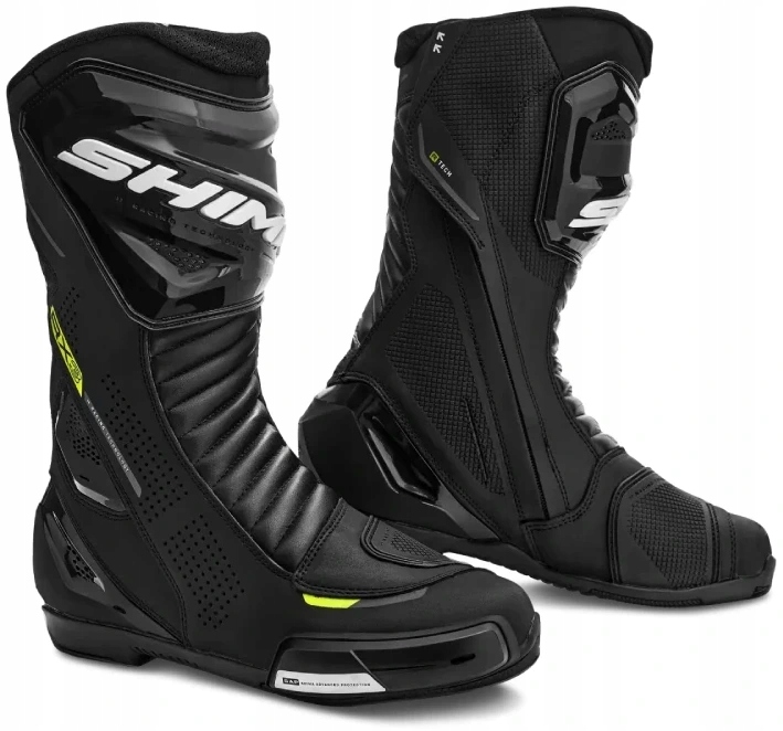 Shima RX-3 Men Fluo Yellow Športové Motocyklové Topánky Čierna Žltá Fluo