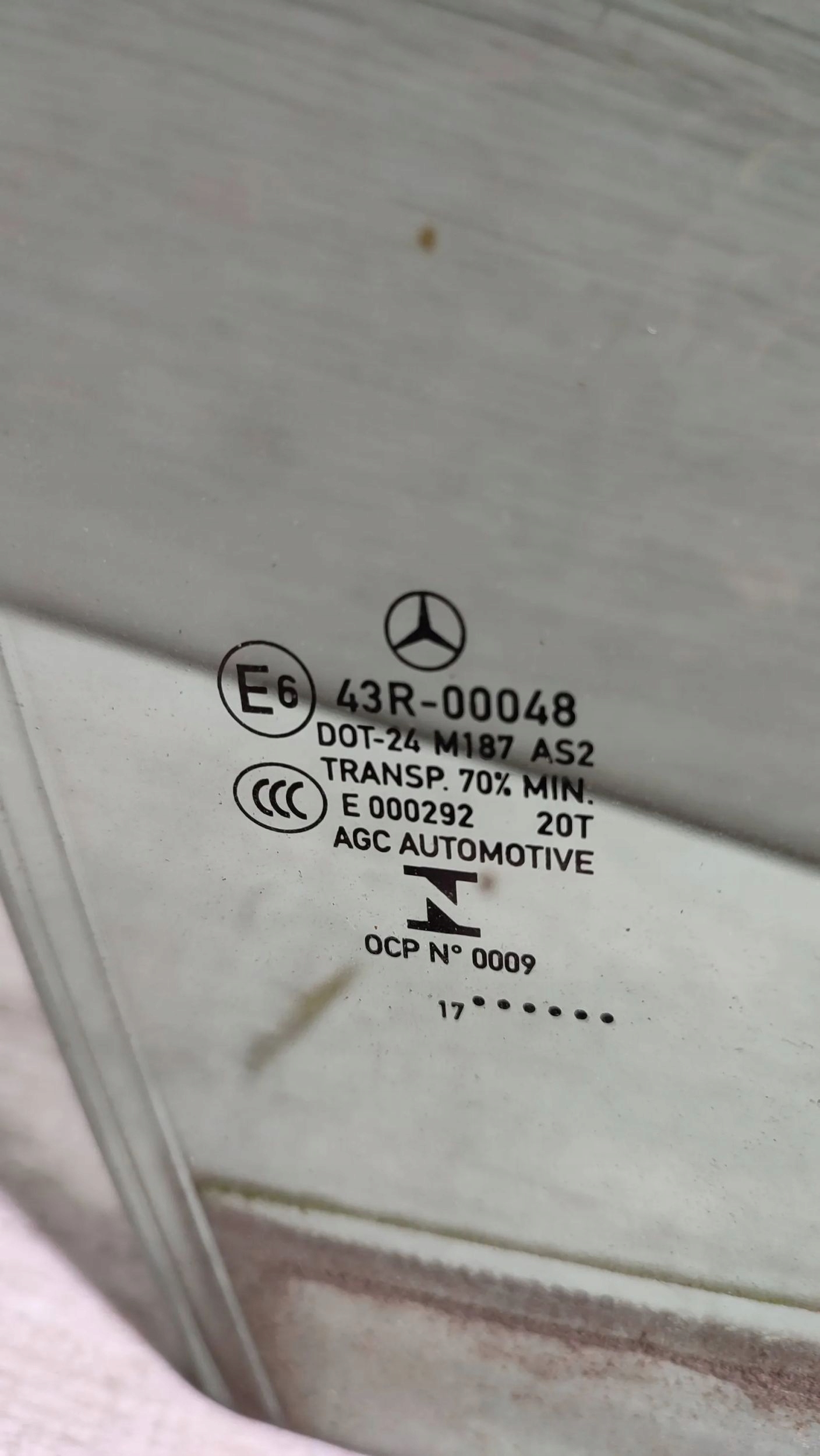 Mercedes-Benz A W176 2017 rear part side right window door