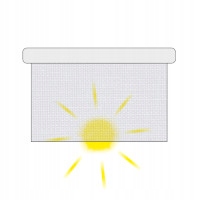 Roleta FAKRO ARS 66x98 do okien Fakro Optilight Długość 98 cm