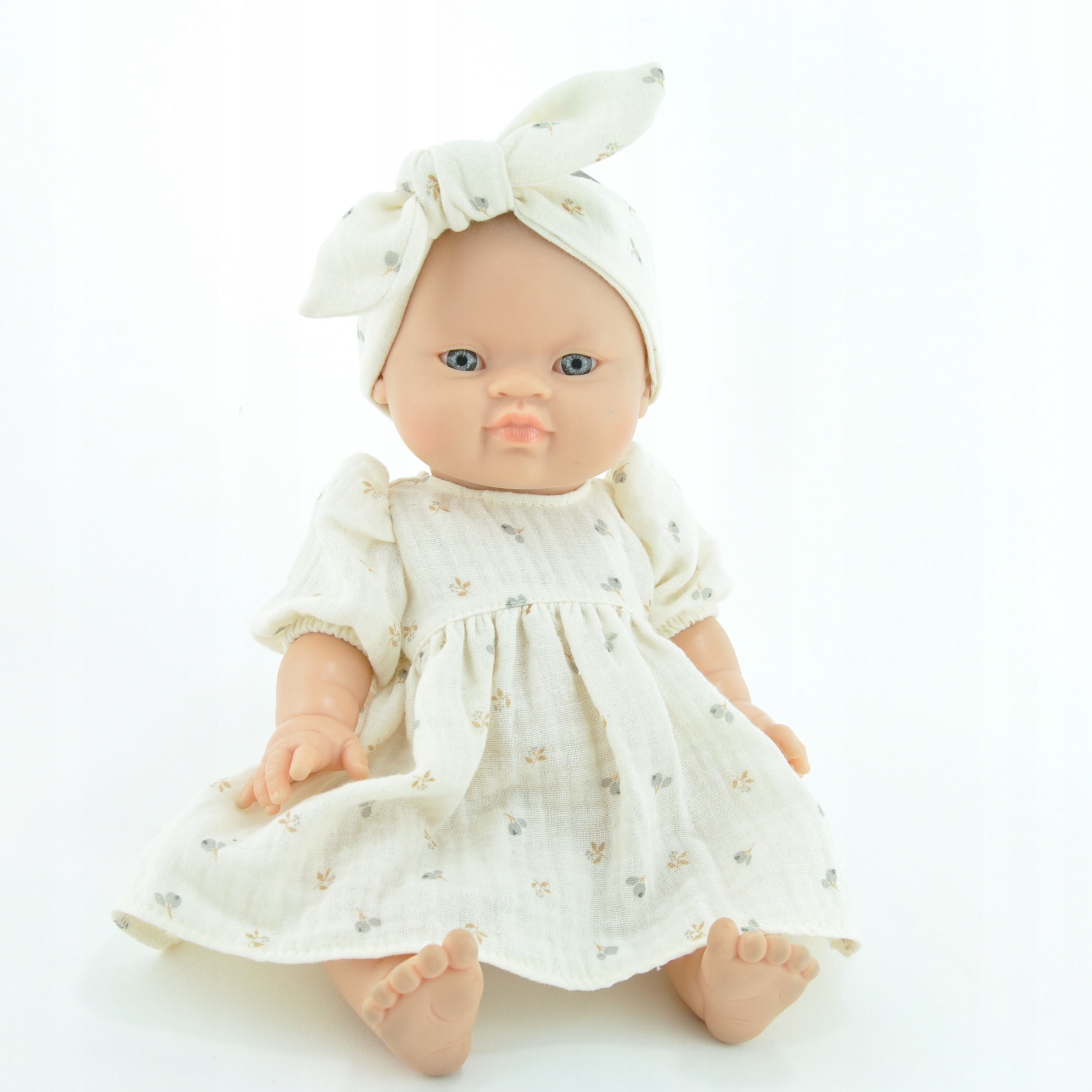 

Sukienka z bufkami dla Miniland 38cm i Paola Reina