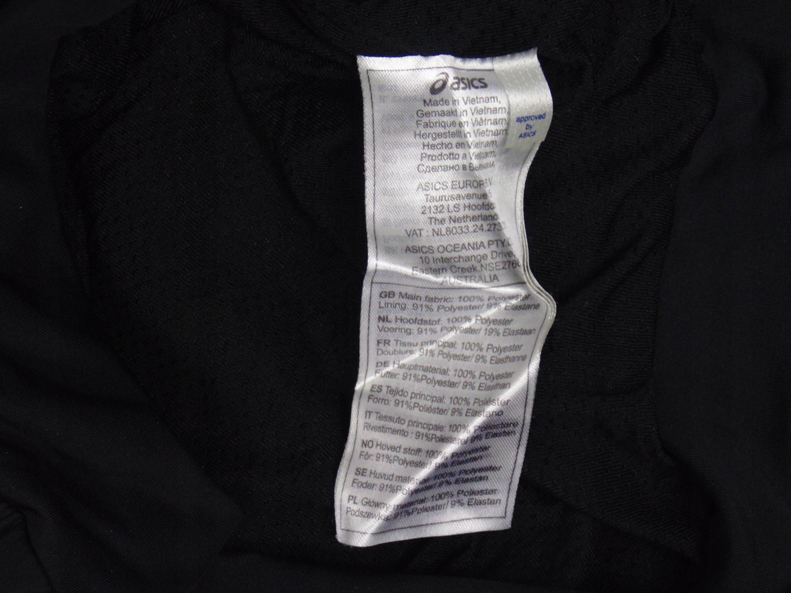 ASICS MOTION PROTECT DAMSKA KURTECZKA SPORTOWA _ M Materiał dominujący poliester