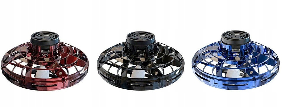 LATAJĄCY SPINNER BUMERANG UFO DRON LED dla dzieci 366 Materiał plastik