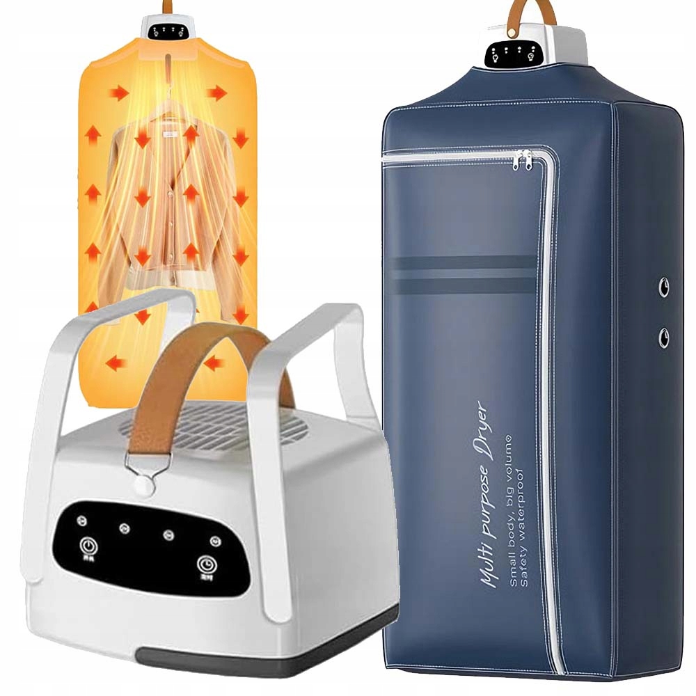 Levně Sušák Na Prádlo Elektrická Přenosná 600W Volně Stojící Tichá Dezinfekce