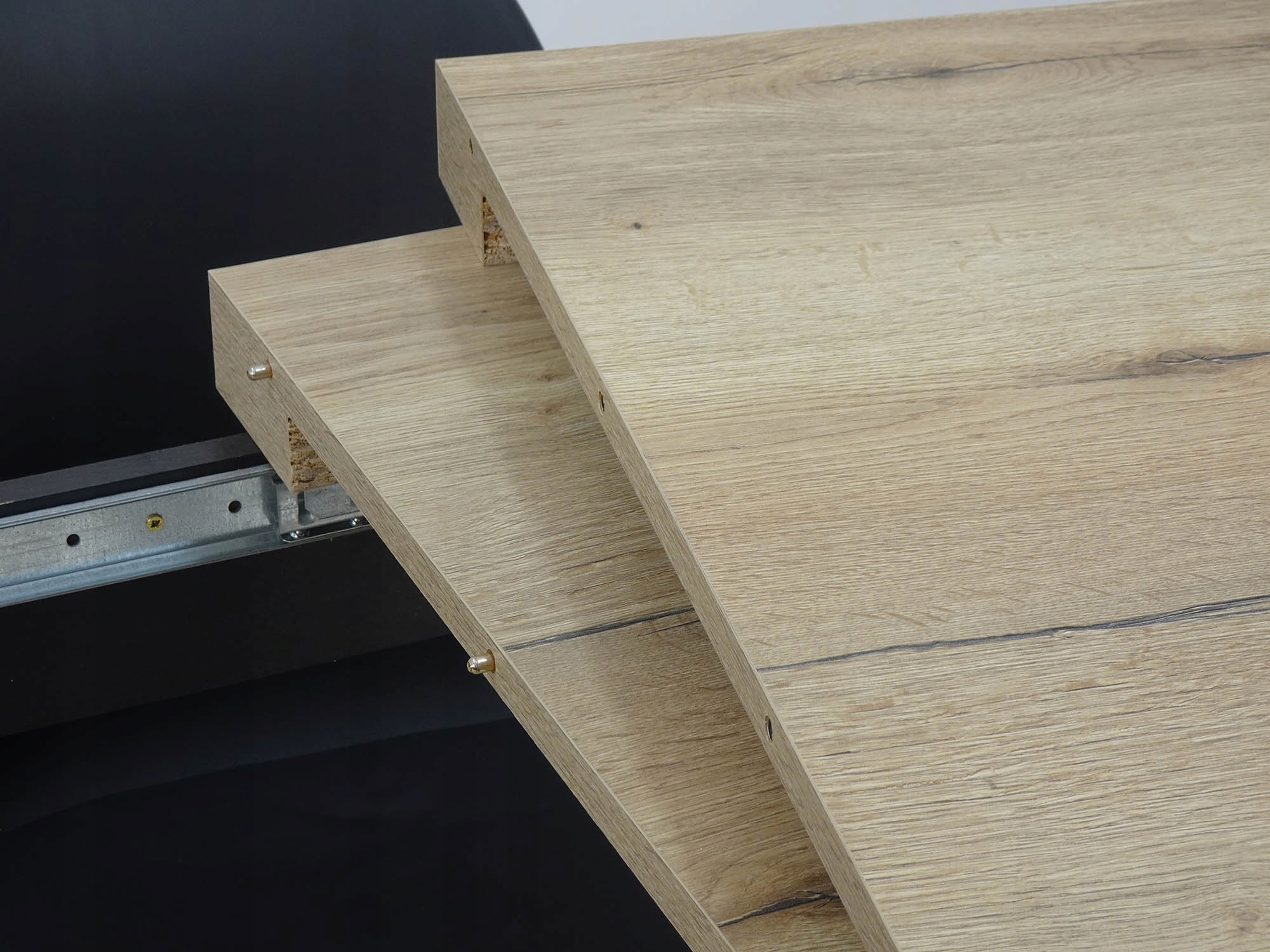 Stół 80x140/180 cm + 6 krzeseł EKO CZARNE Liczba krzeseł w zestawie 6