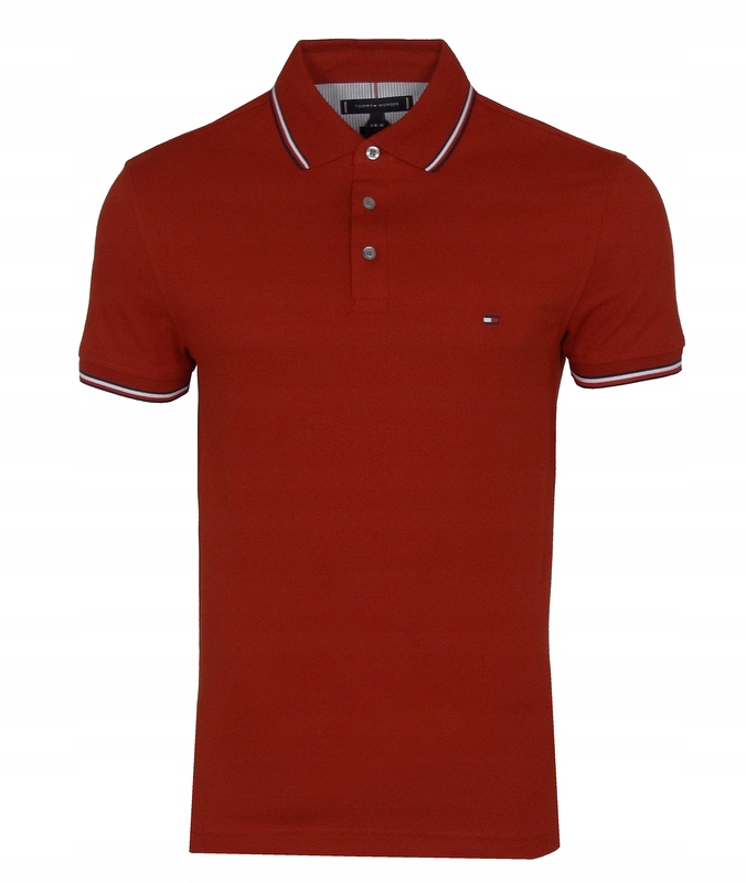 Tommy Hilfiger pánské polo, Slim, červené, S